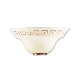 Φωτιστικό Τοίχου Trecento 01/01212 Beige Γυαλί