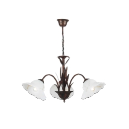 Φωτιστικό Οροφής Byron I-BYRON/3 RUG 8031440353038 Brown Μέταλλο,Γυαλί