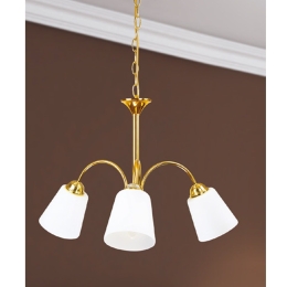 Φωτιστικό Οροφής 1162 I-1162/3 ORO Gold Μέταλλο,Γυαλί