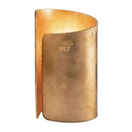 Φωτιστικό Τοίχου - Απλίκα Imagine I-IMAGINE-AP-ORO 1xE27 Led Φ15cm 25cm Gold Luce Ambiente Design Αλουμίνιο,Γυαλί
