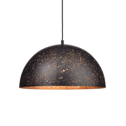 Φωτιστικό Οροφής Avantgarde V363381PBG Black Μέταλλο