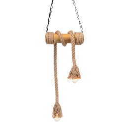 Φωτιστικό Οροφής Vintage 932302BBR Natural Bamboo