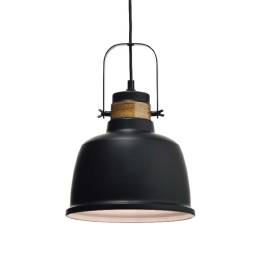 Φωτιστικό Οροφής Vintage KS212622P Black Μέταλλο