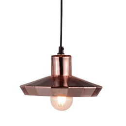 Φωτιστικό Οροφής Style KS174522PC Bronze Μέταλλο,Γυαλί