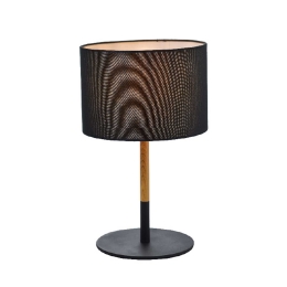 Φωτιστικό Επιτραπέζιο Textile & Crystal OD6508TBK Black Μέταλλο,Ύφασμα