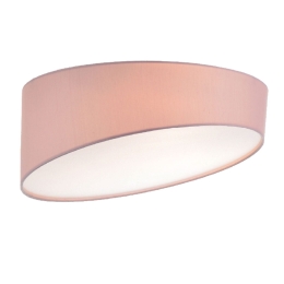 Φωτιστικό Οροφής Textile & Crystal AD8030PP Pink Μέταλλο,Ύφασμα