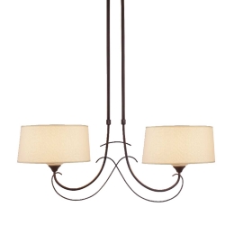 Φωτιστικό Οροφής Textile & Crystal AD80332P Brown-Beige Μέταλλο,Ύφασμα