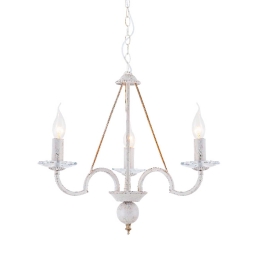 Φωτιστικό Οροφής Elegant DL9363PWG White Crystal, Metal