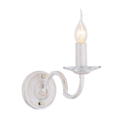 Φωτιστικό Τοίχου Elegant DL9361WWG White Κρύσταλλο,Μέταλλο