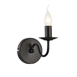 Φωτιστικό Τοίχου Elegant DLA1201WB Black Μέταλλο