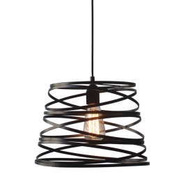 Φωτιστικό Οροφής Avantgarde  KS153825PB Black Μέταλλο
