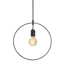 Φωτιστικό Οροφής Vintage V35181BK Black Μέταλλο