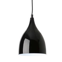 Φωτιστικό Οροφής Style KS174317BK Black Μέταλλο
