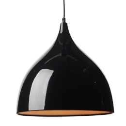 Φωτιστικό Οροφής Style KS174335BK Black Μέταλλο