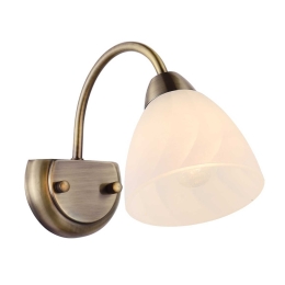 Φωτιστικό Τοίχου Elegant & Primary DLX7391WBR  Bronze Μέταλλο,Γυαλί