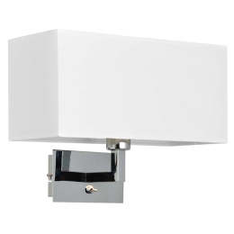 Φωτιστικό Τοίχου Mix & Match V29232WWC White Μέταλλο,Ύφασμα