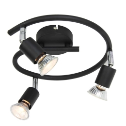 Φωτιστικό Spot Luminairies MC634BK3G Black Μέταλλο