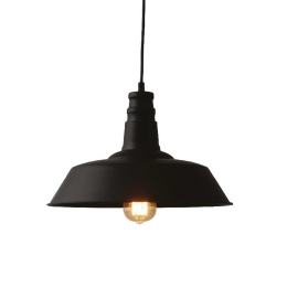 Φωτιστικό Οροφής Vintage KS1290P36T1BK Black Μέταλλο