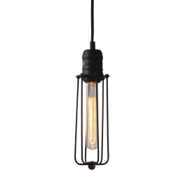 Φωτιστικό Οροφής Vintage KS1342P81BK Black Μέταλλο