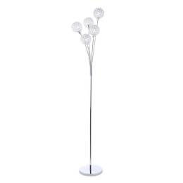 Φωτιστικό Δαπέδου Crystal AD0086B5F Chrome Κρύσταλλο,Μέταλλο
