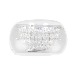 Φωτιστικό Τοίχου Crystal FW5041 Chrome Κρύσταλλο,Μέταλλο