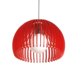 Φωτιστικό Οροφής Acrylic & Silicon V286531P28RD Red Μέταλλο,Ακρυλικό