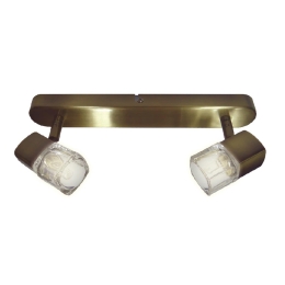 Φωτιστικό Spot Luminairies 0901062GAB Bronze Μέταλλο,Γυαλί