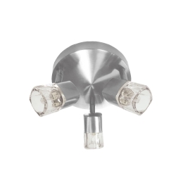 Φωτιστικό Spot Luminairies 0901063NM Silver Μέταλλο,Γυαλί