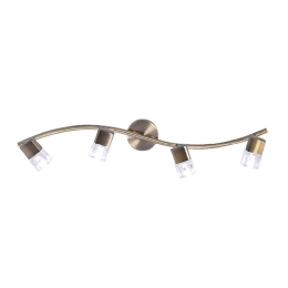 Φωτιστικό Spot Luminairies 0901064GAB Bronze Μέταλλο,Γυαλί