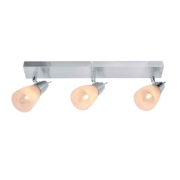 Φωτιστικό Spot Luminairies MC542ΝΜ3 Silver Μέταλλο,Γυαλί