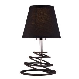 Φωτιστικό Επιτραπέζιο Table & Floor Luminairies OYD10134BTL1 Black Μέταλλο,Ύφασμα