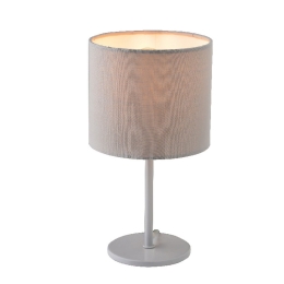 Φωτιστικό Επιτραπέζιο Table & Floor Luminairies MT3000G Grey Μέταλλο,Ύφασμα