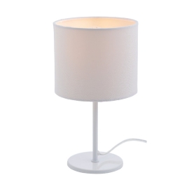 Φωτιστικό Επιτραπέζιο Table & Floor Luminairies MT3000W White Μέταλλο,Ύφασμα