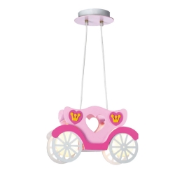 Φωτιστικό Bambini Luminaires MD110042P Pink Πλαστικό