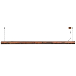Φωτιστικό Οροφής-Ράγα 19211-CB Led 3000K 50W Οξείδωσης Red-Black Αλουμίνιο, Πλαστικό
