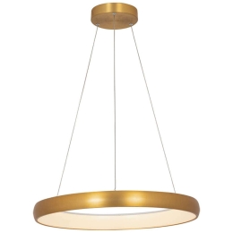 Φωτιστικό Οροφής 2054 Led 3000K 50W Φ60cm Brushed Gold Matt Αλουμίνιο,Ακρυλικό
