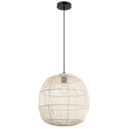 Φωτιστικό Οροφής 20233 1xE27 Max 40W Rattan Natural Rattan