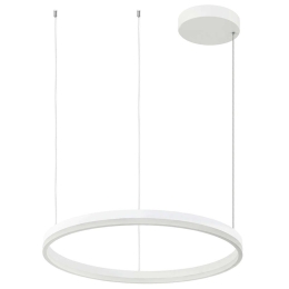 Φωτιστικό Οροφής Κύκλος 20261 Led 3000K 42W Φ60cm White Matt Αλουμίνιο,Ακρυλικό