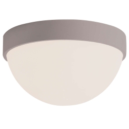 Φωτιστικό Οροφής - Πλαφονιέρα 20176 Led 3000K 8W Οπάλ Grey Μέταλλο,Ακρυλικό