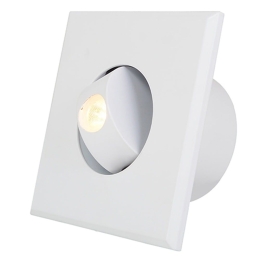Φωτιστικό Τοίχου - Απλίκα H45 Led 1Χ3W White Matt Αλουμίνιο