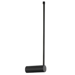 Φωτιστικό Τοίχου - Απλίκα 20114 Led 3000K 12W Black Matt Αλουμίνιο,Ακρυλικό