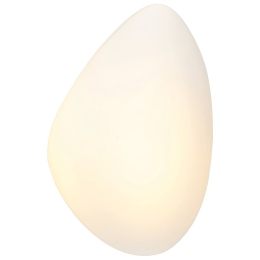 Φωτιστικό Τοίχου - Απλίκα 20137 Led 3000K 5W Με Οπάλ Γυαλί White Μέταλλο,Γυαλί