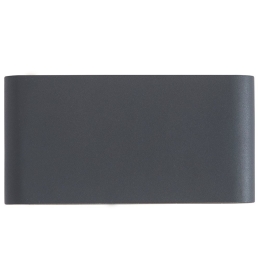 Φωτιστικό Τοίχου - Απλίκα Up&Down E239 Led 3000K 2x6W Graphite