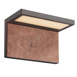 Φωτιστικό Τοίχου - Απλίκα E224 Led 3000K 13W Graphite - Wood