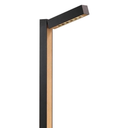 Φωτιστικό Δαπέδου E221 Led 3000K 6W Sandy Black - Wood