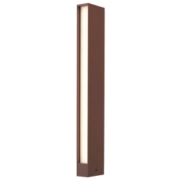 Φωτιστικό Δαπέδου E260 Με Οπάλ Diffuser Led 3000K 12W Rusty Brown