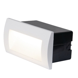 Φωτιστικό Τοίχου Χωνευτό E247-W Led 3000K 3W Sandy White