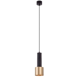 Φωτιστικό Οροφής 22184 12x30cm 1xGU10 25W Black-Gold
