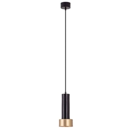 Φωτιστικό Οροφής 22185 10,5x25cm 1xGU10 25W Black-Gold