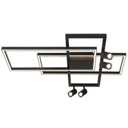 Φωτιστικό Οροφής - Πλαφονιέρα 22020 90x67x17cm Dim Led 5700Lm 52W 3000K Black
